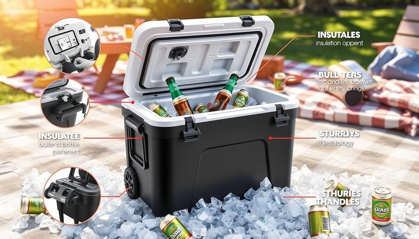 beer cooler features