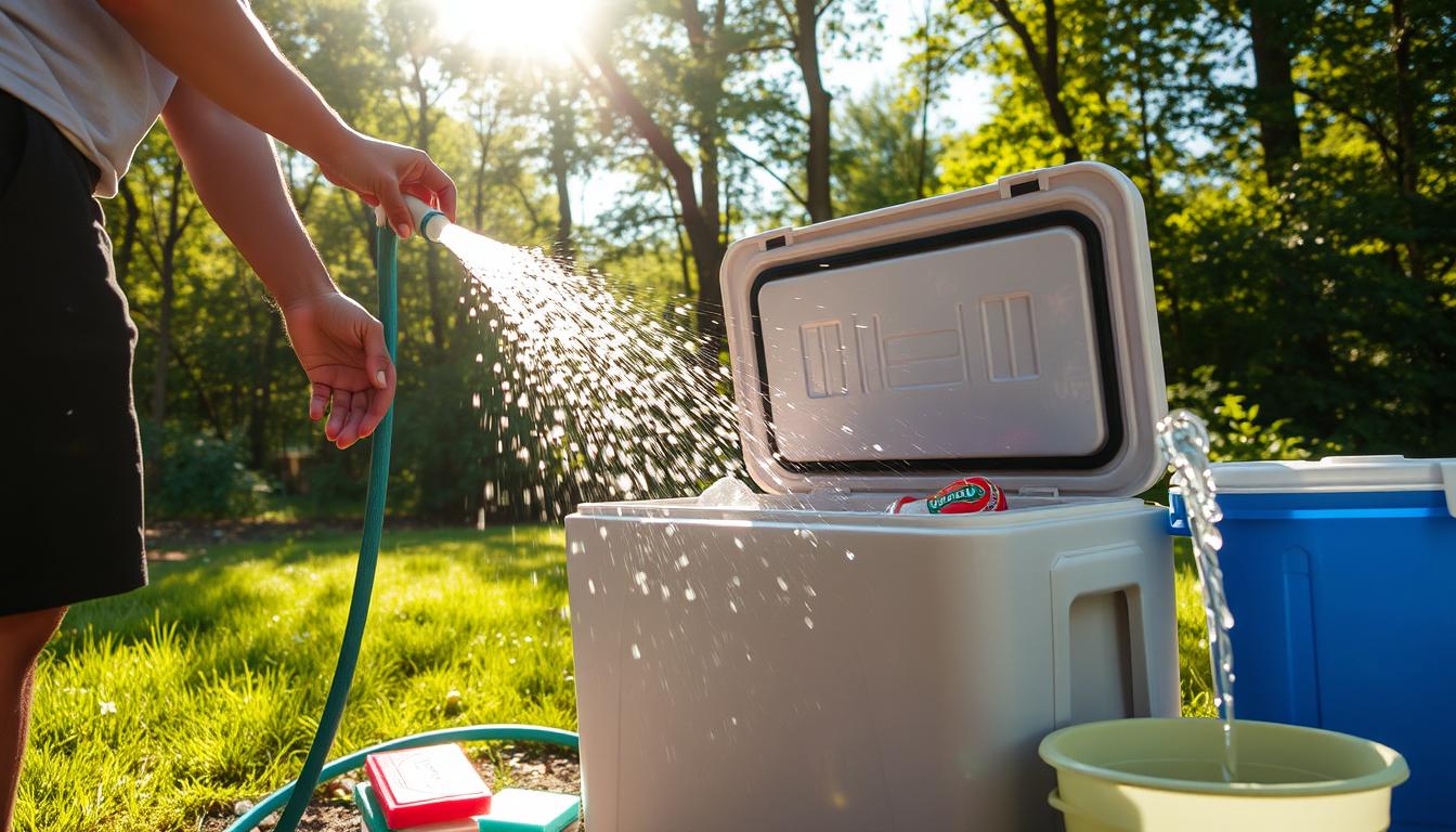 how to clean a cooler